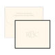 Richmond Monogram Border Folded Note Cards - Embossed Image 3 of 3